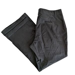 New York & Co Black Cotton Pants Size 16